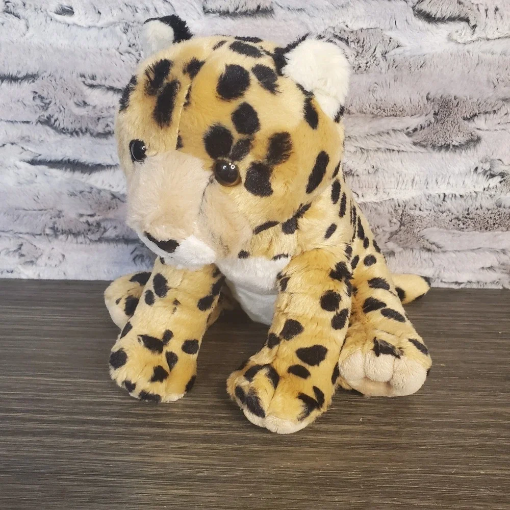 Aurora Destination Nation Sitting Cheetah Plush 11